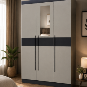 633 - Three Door Wardrobe