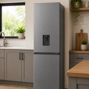 Hisense Grey Top Fridge, Bottom Freezer with Water Dispenser