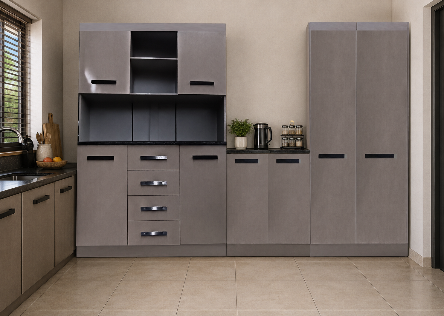 838 Three Piece Kitchen Scheme