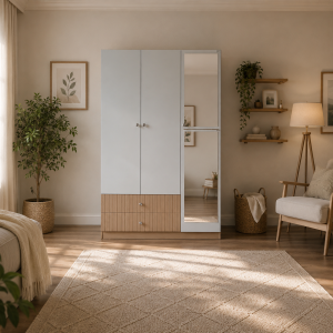 MWBR130 Three Door Wardrobe